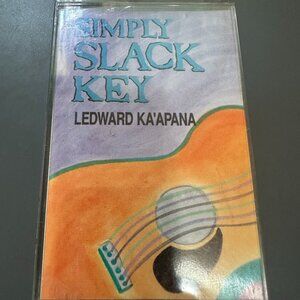 Ledward Kaapana Simply Slack Key Cassette 1988 SLC-970 Paradise Productions